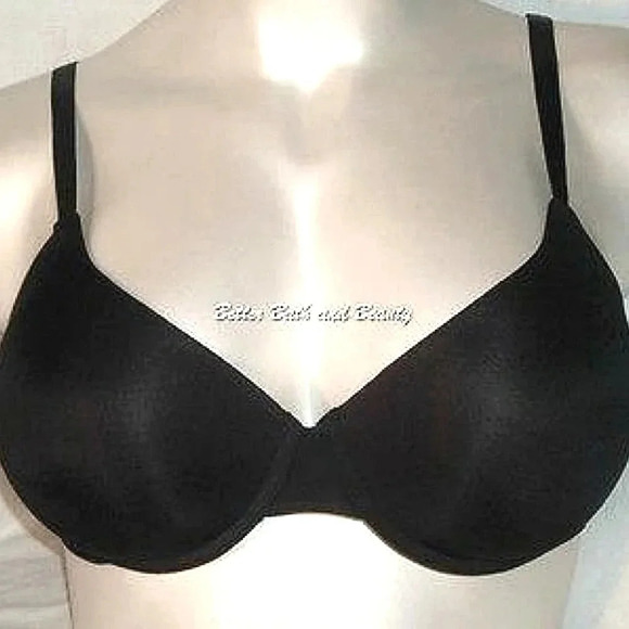 38DD Self Expressions by Maidenform Molded Cup Underwire Bra Black New with Tags - Picture 1 of 3